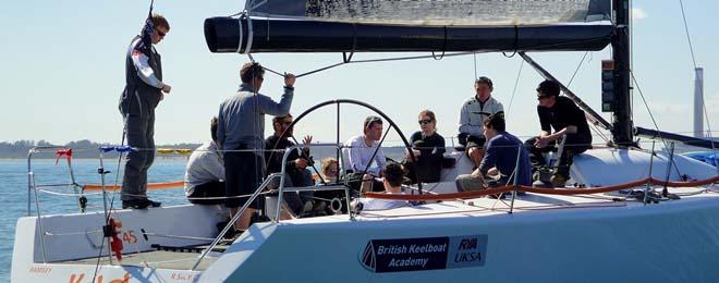BKA sailors on-board Farr 45 Kolga &copy; RYA http://www.rya.org.uk